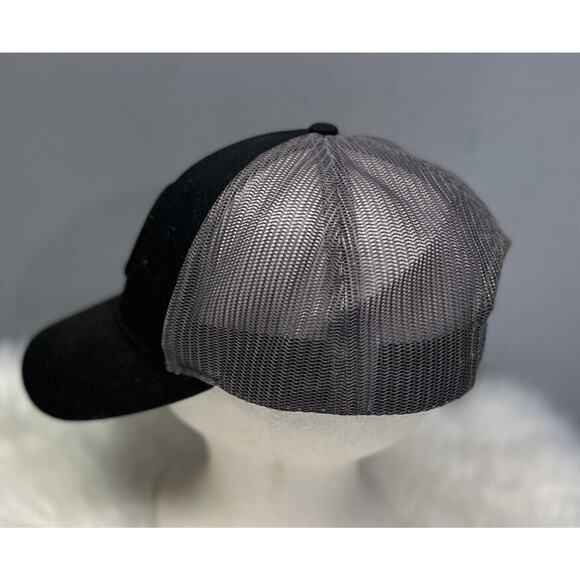 Throw Pink Disc Golf Mesh Back Ball Cap Black Gray Trucker - Picture 2 of 6